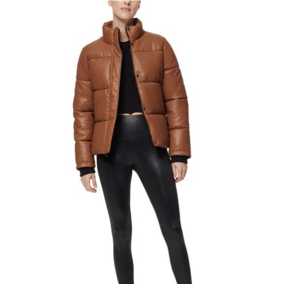 Marc Nyc Faux Leather Puffer 